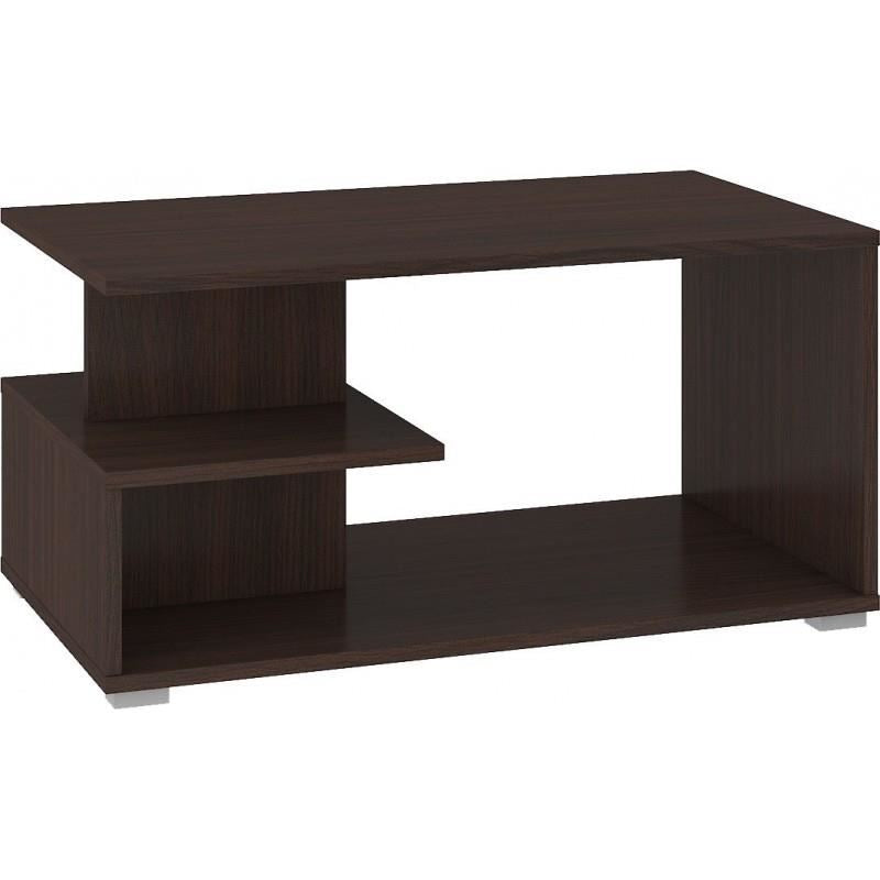 Dohányzóasztal, laminált lap, wenge, 90x51x45 cm
