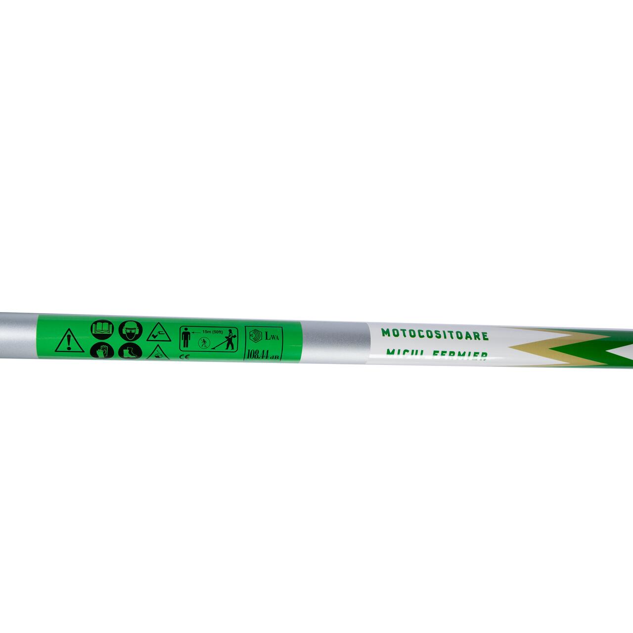 Motocoasa/trimmer pentru tuns iarba, Micul Fermier, benzina, cu 3 accesorii, 3.4 CP, 43 CC