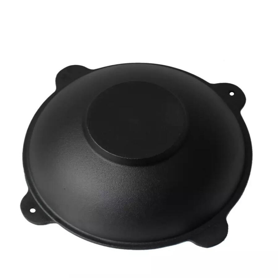 Öntöttvas wok edény, fedővel, 51,5x26 cm, Perfect Home