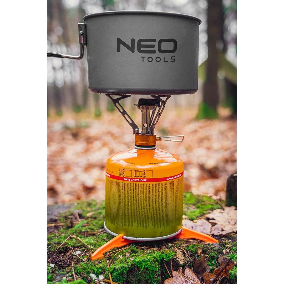 Oala, tigaie si ibric/ceainic, turistic, camping, aluminiu, set 3 piese, NEO