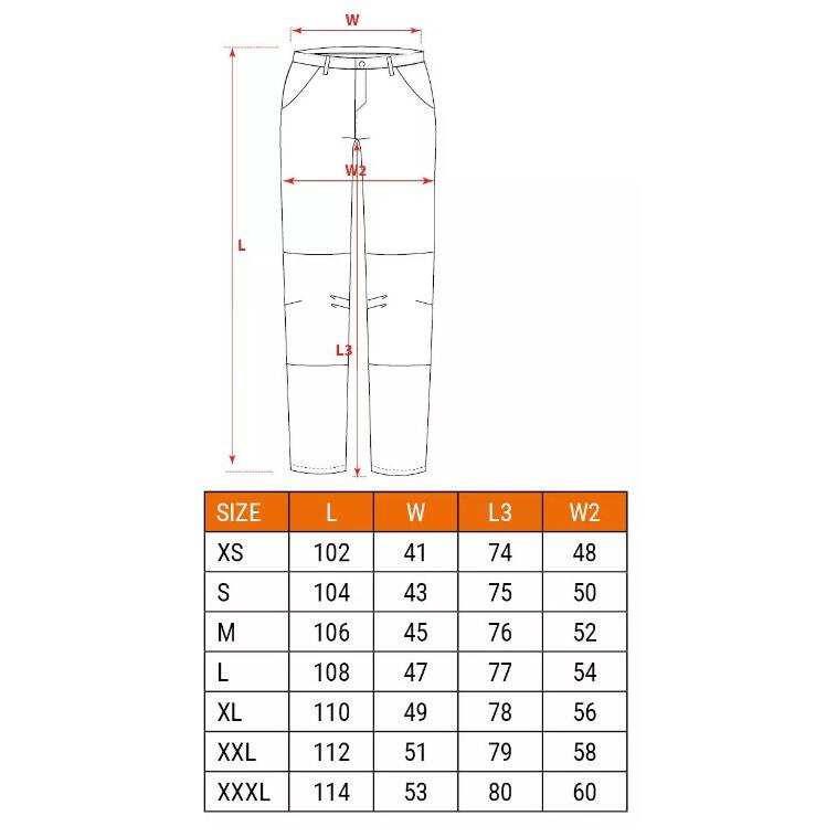 Pantaloni de lucru, model Moto, marime XXL/56, NEO