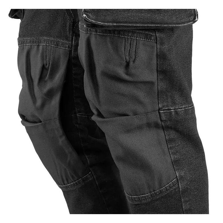 Pantaloni de lucru tip blugi, NEO, model Denim, negru, marimea S/48