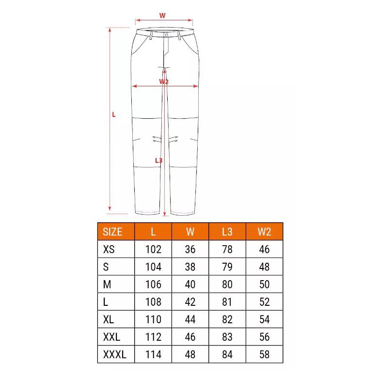 Pantaloni de lucru tip blugi, NEO, model Denim, negru, marimea XXL/56