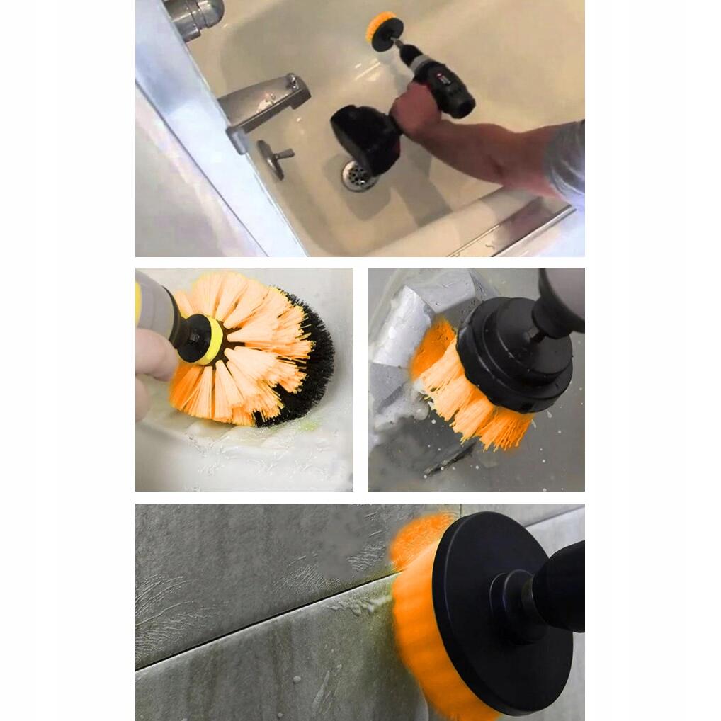 Tisztítókefék, fúróhoz, hatszögletű szárral, 22 darabos készlet, Bigstren