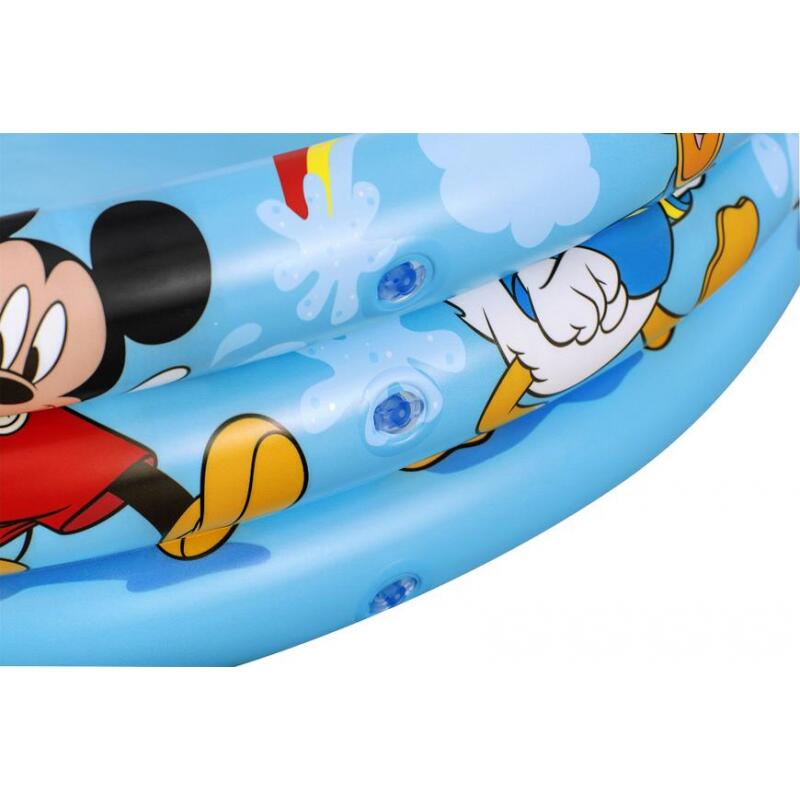 Felfújható gyerekmedence, kerek, Mickey egér modell, 122x25 cm