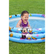 Piscina gonflabila pentru copii, rotunda, model Mickey Mouse, 122x25 cm