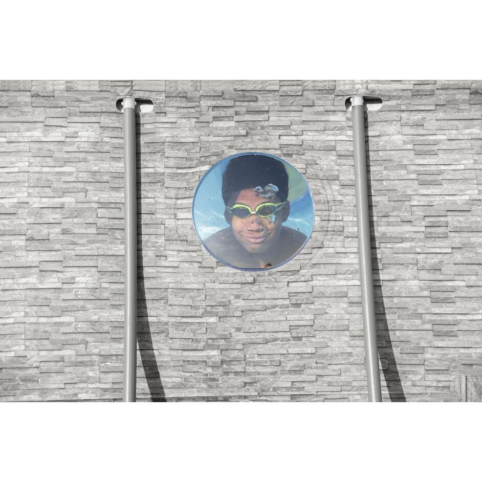 Piscina structura metalica, ovala, cu filtru, pompa, scara, dozator, gri, 549x274x122 cm, Bestway Power Steel