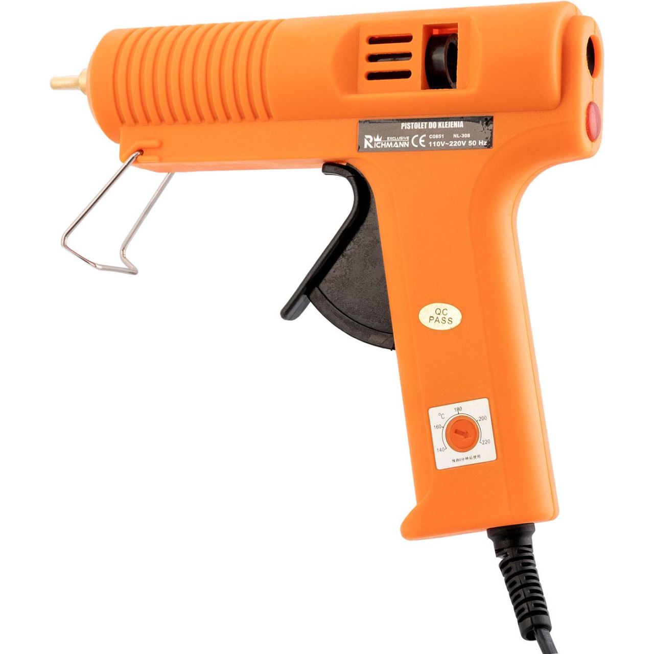 Pistol de lipit baton silicon, temperatura reglabila, 150 W, Richmann Exclusive