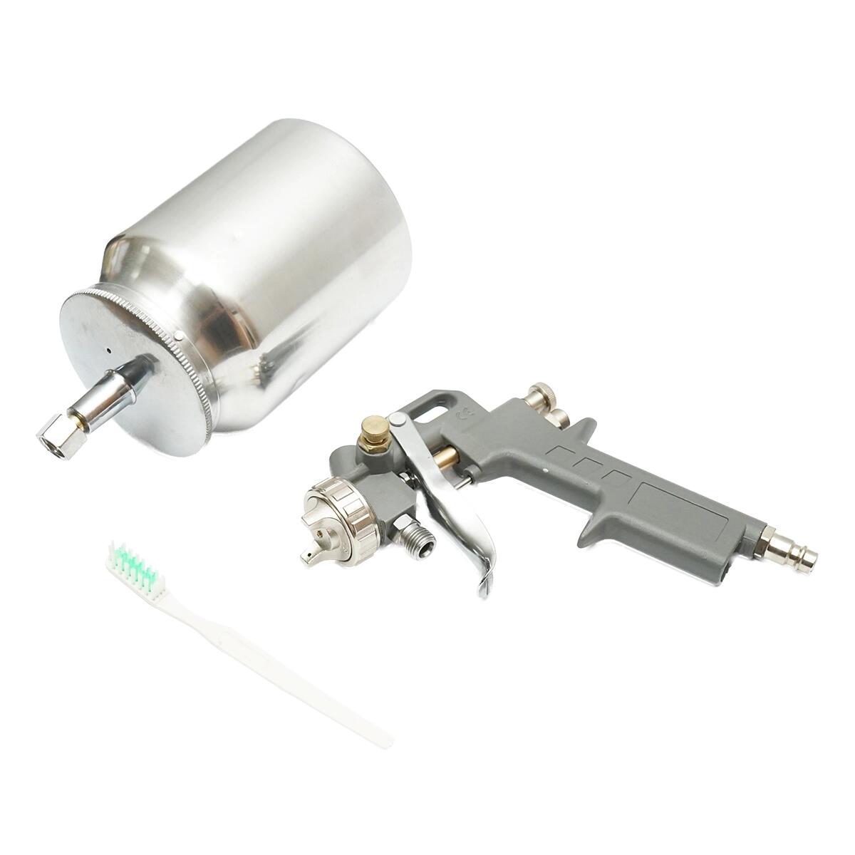 Pistol de vopsit cu aer comprimat, vas inferior, inox, 3 bar, 1 L, 1.5 mm, Breckner Germany