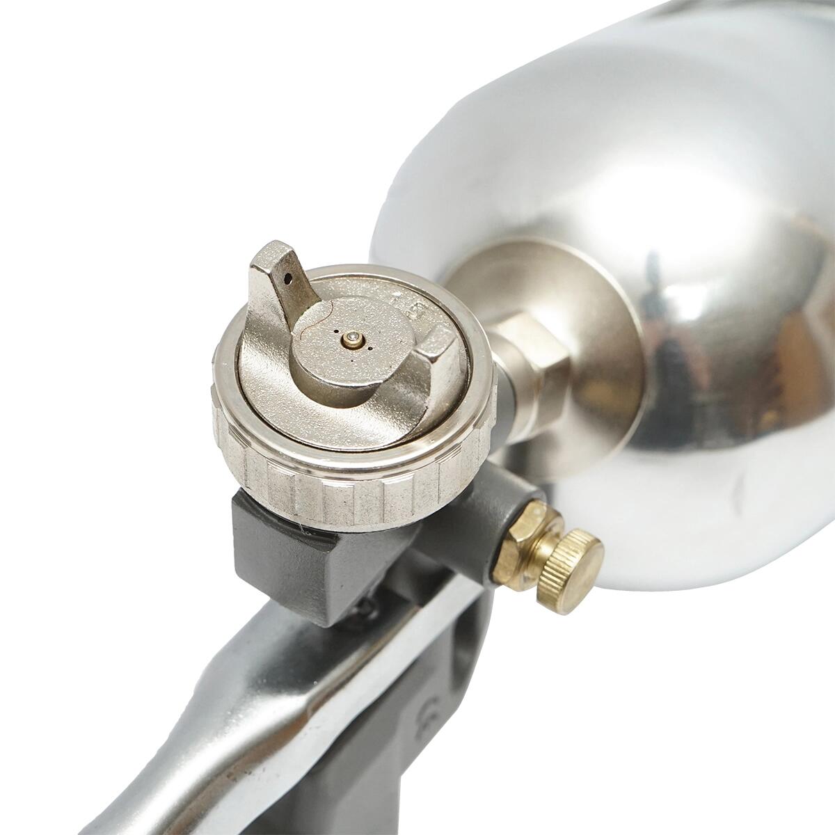 Pistol de vopsit cu aer comprimat, vas superior, inox, 3.5 bar, 600 ml, 1.5 mm, Breckner Germany