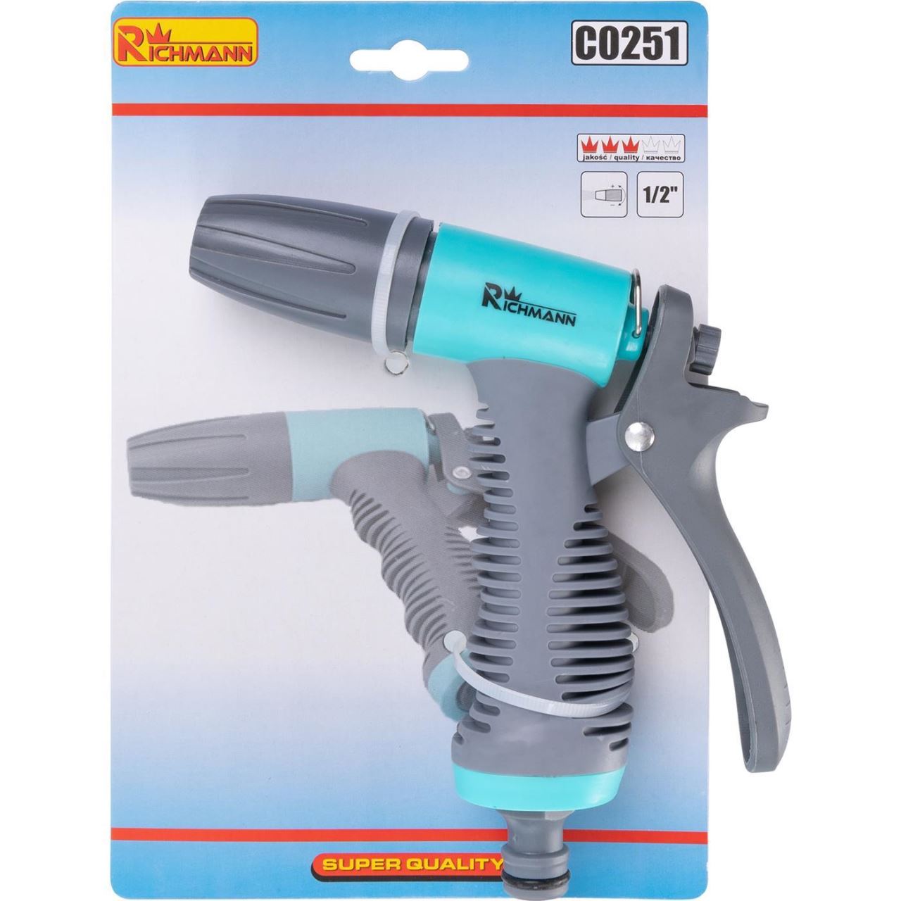 Pistol stropit gradina, plastic, Richmann