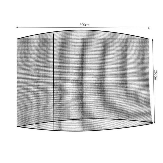 Plasa tantari, muste si alte insecte, pentru umbrela de gradina, 300x260 cm