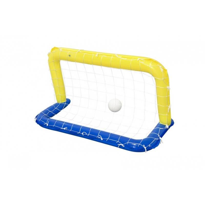 Poarta gonflabila pentru piscina/polo, cu minge, 142x76 cm, Bestway Goal