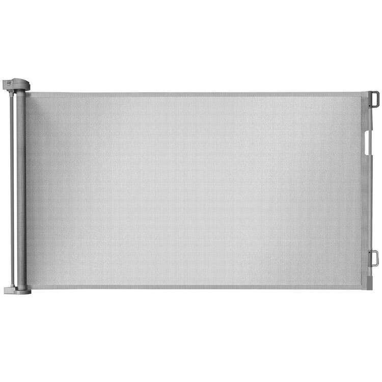 Poarta, plasa, de siguranta, protectie copii, retractabila, gri, 13x160x85 cm, Ruhhy