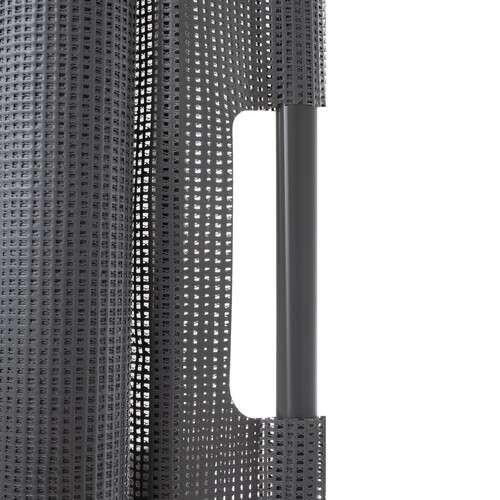 Poarta, plasa, de siguranta, protectie copii, retractabila, gri, 13x160x85 cm, Ruhhy