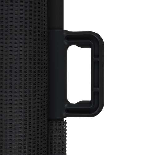 Poarta, plasa, de siguranta, protectie copii, retractabila, negru, 13x160x85 cm, Ruhhy