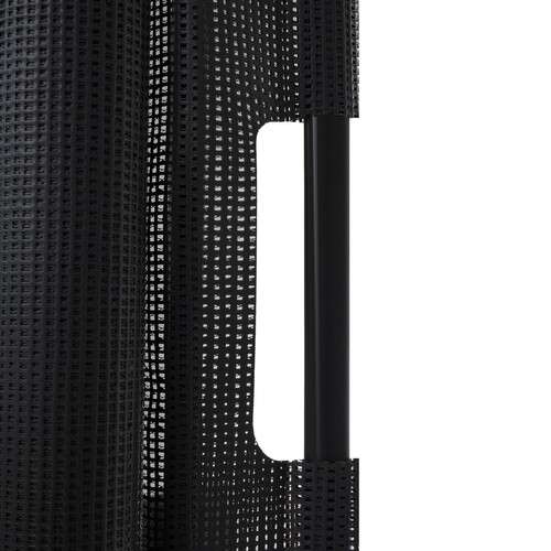 Poarta, plasa, de siguranta, protectie copii, retractabila, negru, 13x160x85 cm, Ruhhy