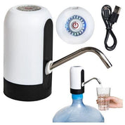 Pompa electrica pentru bidon de apa, dozator, incarcare USB, 7.5/16x13 cm, Ruhhy