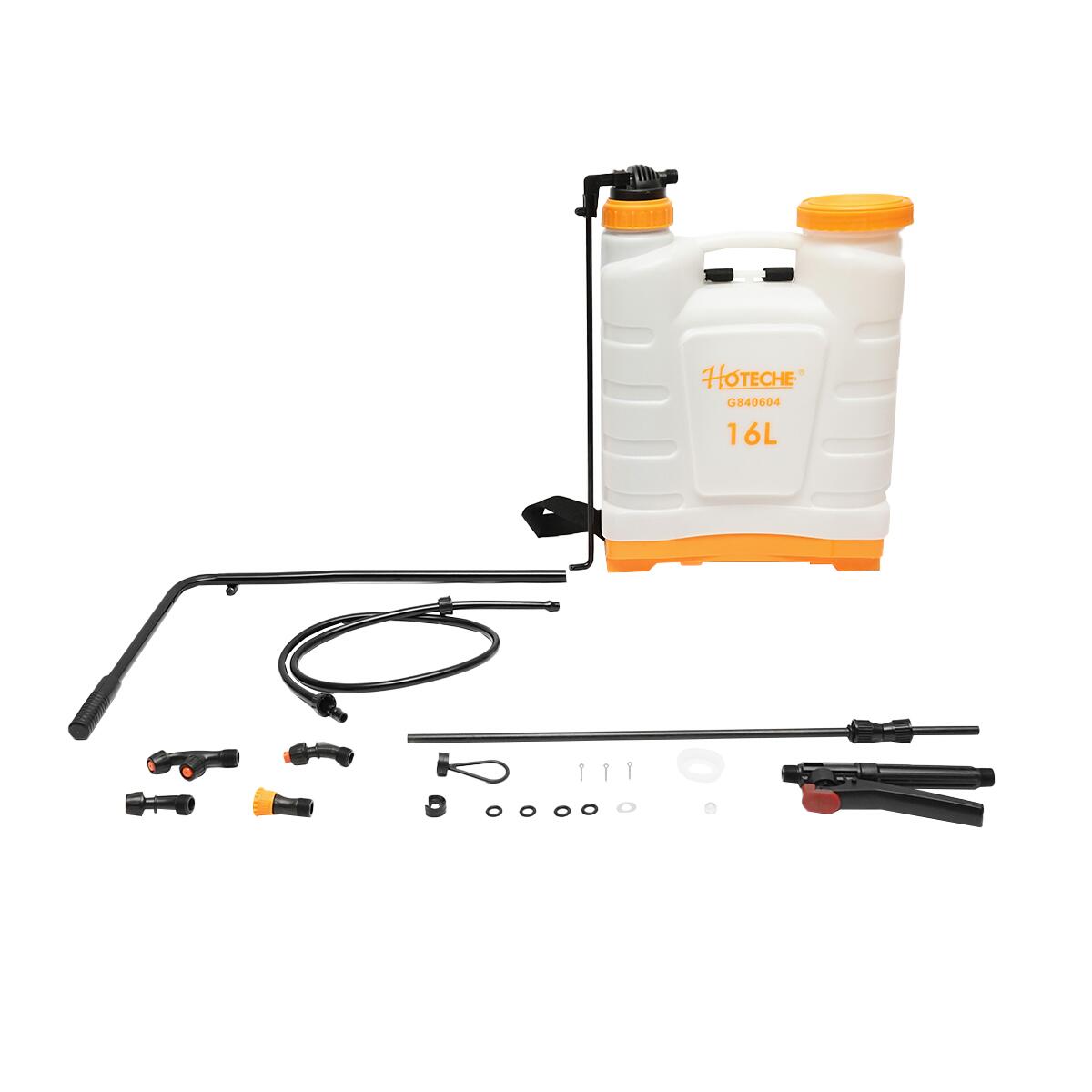 Pulverizator gradina, pompa de stropit, vermorel, Hoteche, manual, pentru spate, 16 L