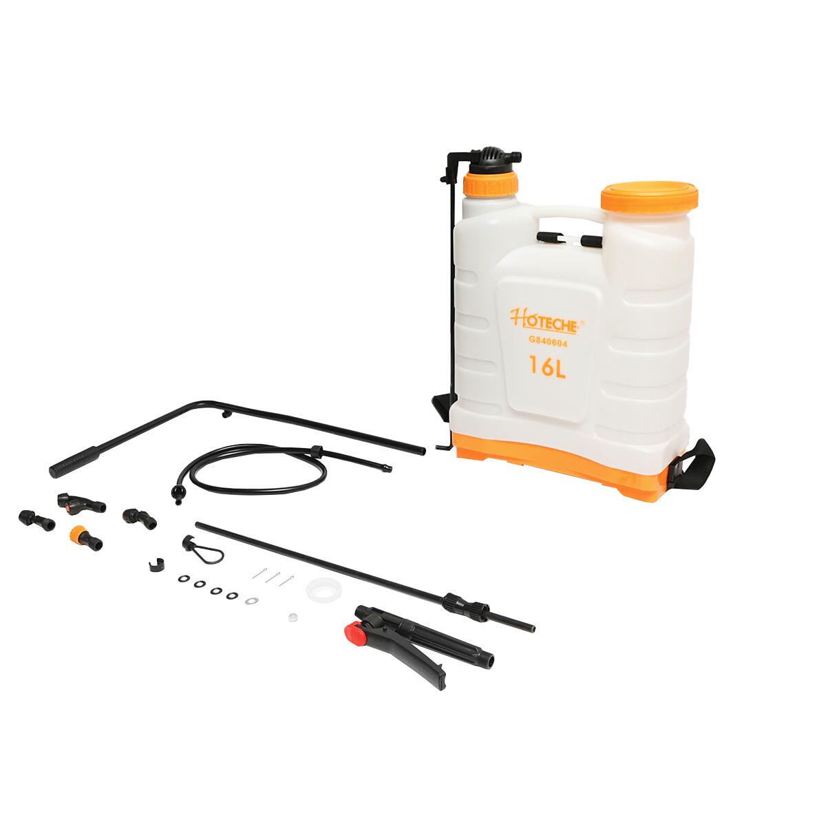 Pulverizator gradina, pompa de stropit, vermorel, Hoteche, manual, pentru spate, 16 L