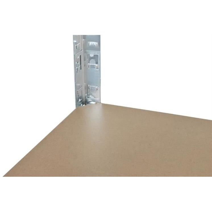 Tárolópolc, fém, 4 polc, 175 kg, 75x30x150 cm, Malatec