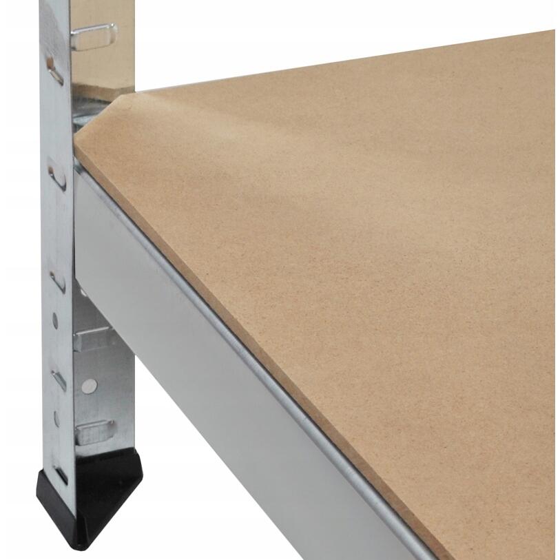 Tárolópolc, fém, 5 polc, 175 kg, 90x40x180 cm, Malatec