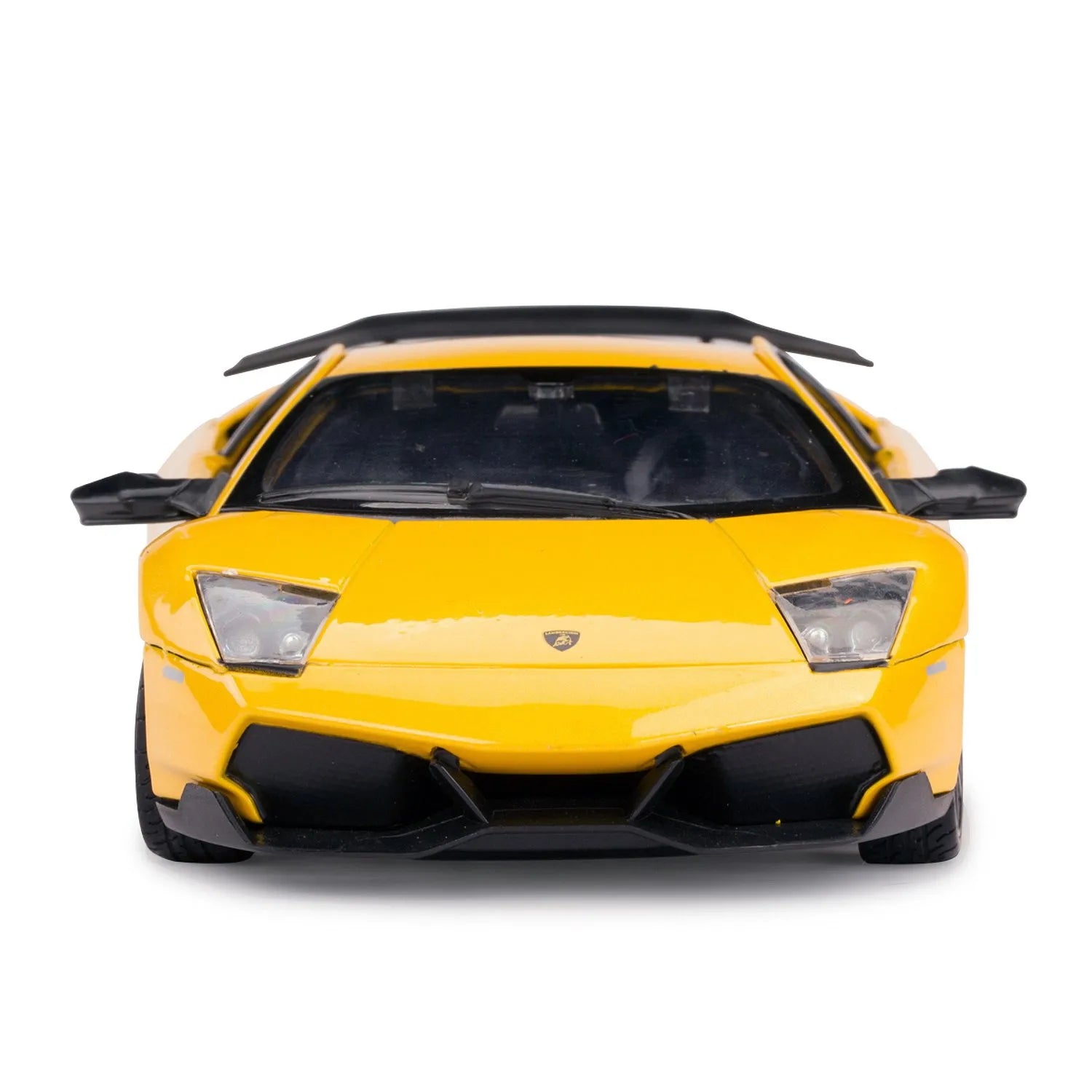 Lamborghini Murcielago LP670-4 sárga öntött fém autó 1-24 méretarányú