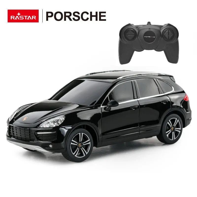 Távirányítós autó Porsche Cayenne Turbo fekete 1-24 méretarányú