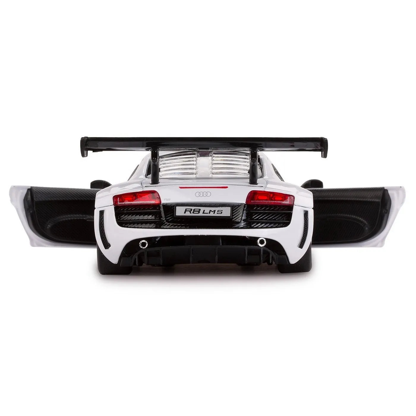 Audi R8 fehér öntött fém autó 1:24 méretarány