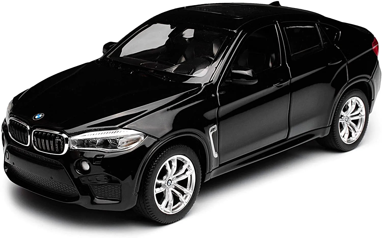 BMW X6M fekete fém autó 1:24 méretarány