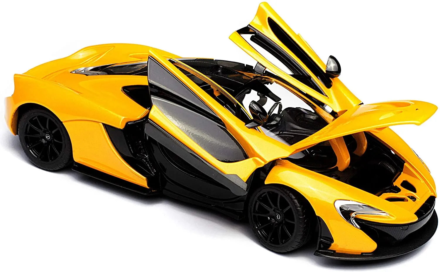McLaren P1 sárga fém autó 1/24 méretarány
