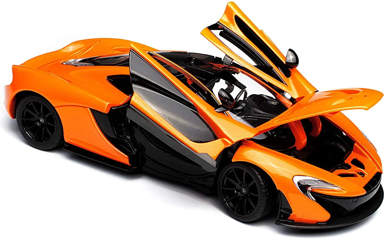 McLaren P1 narancssárga fém autó 1/24 méretarányú