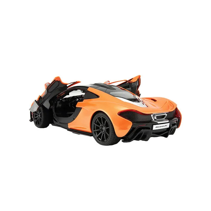 McLaren P1 narancssárga fém autó 1/24 méretarányú