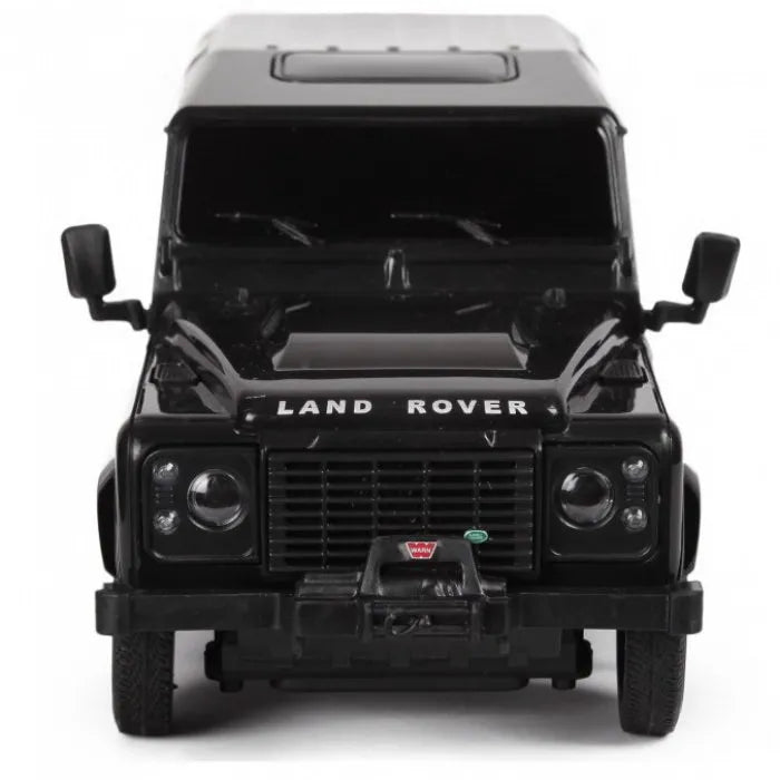 Masina cu telecomanda land rover defender negru cu scara 1 la 24