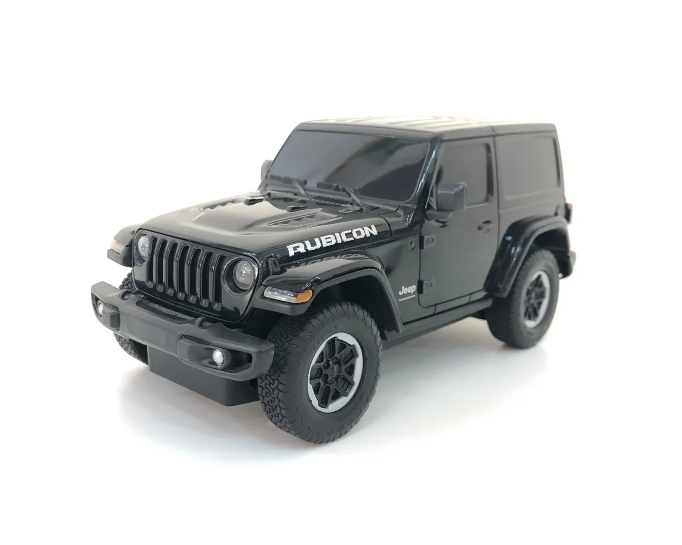 Masina cu telecomanda jeep wrangler jl negru scara 1 la 24