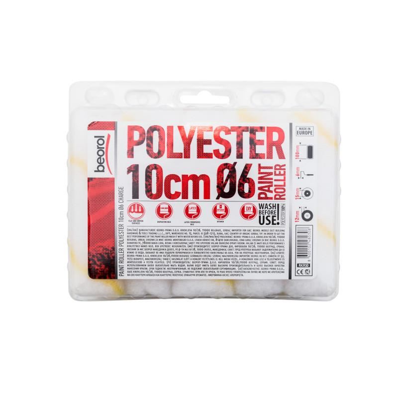 Poliakril tekercs, Beorol, sárga cérna, 10 cm/15 mm, 12 mm-es cérna, Többszínű