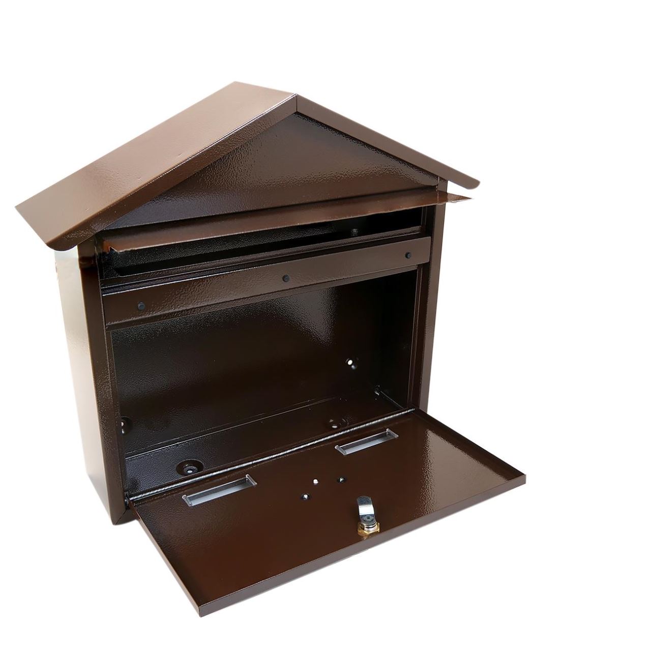 Postaláda, barna, C4-es formátum, 43x12x39 cm, Damech
