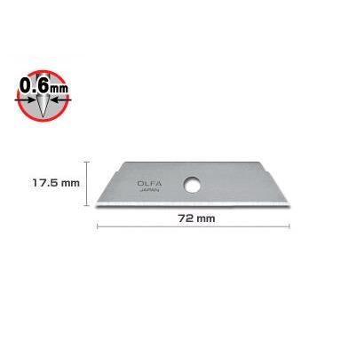 Vágópengék, 17,5 mm, 5 db, COMFORT GRIP-hez, OLFA