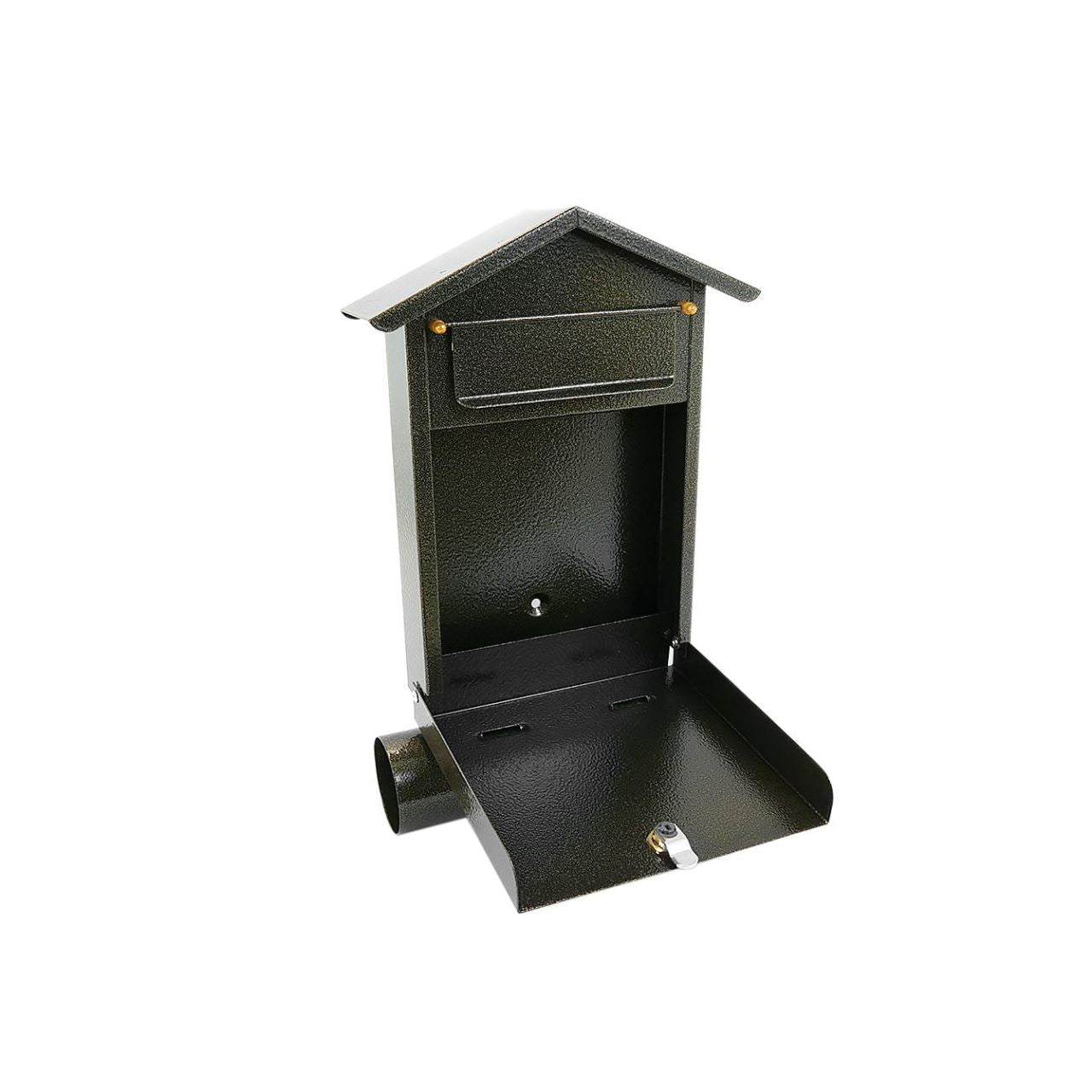 Postaláda, újságtartó hellyel, arany, B6 formátum, 23x7x37,5 cm, Damech