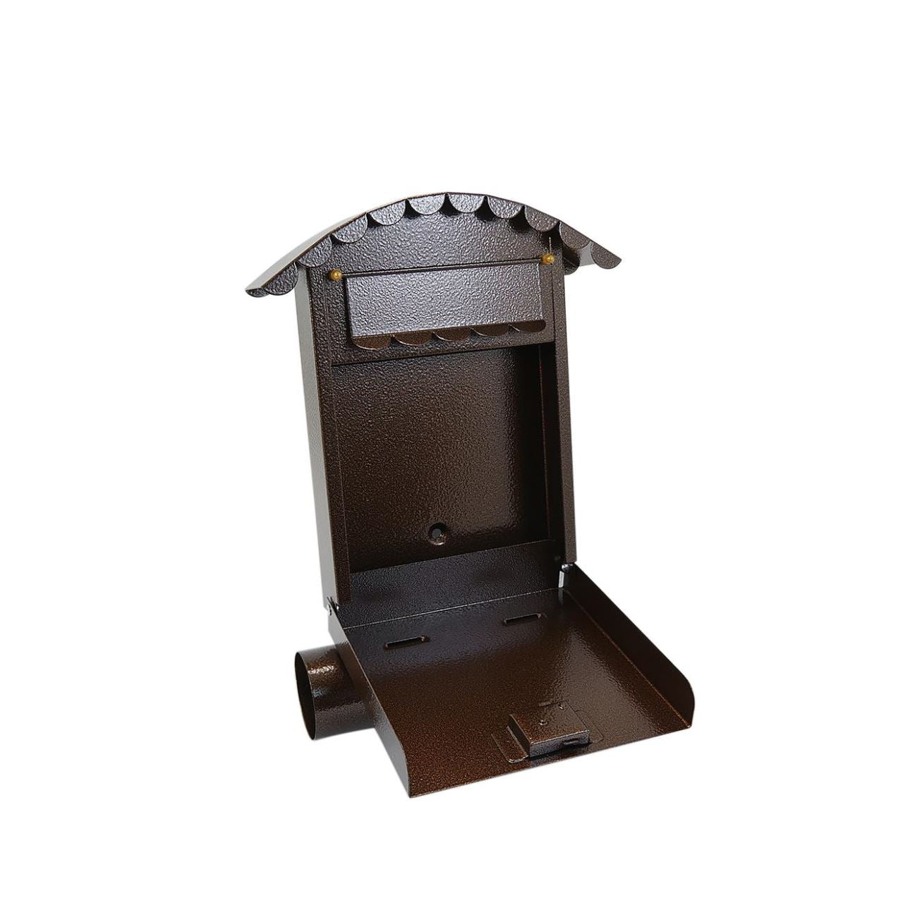 Postaláda, újságtartó, réz, B6 formátum, 24,5x7x36,5 cm, Damech