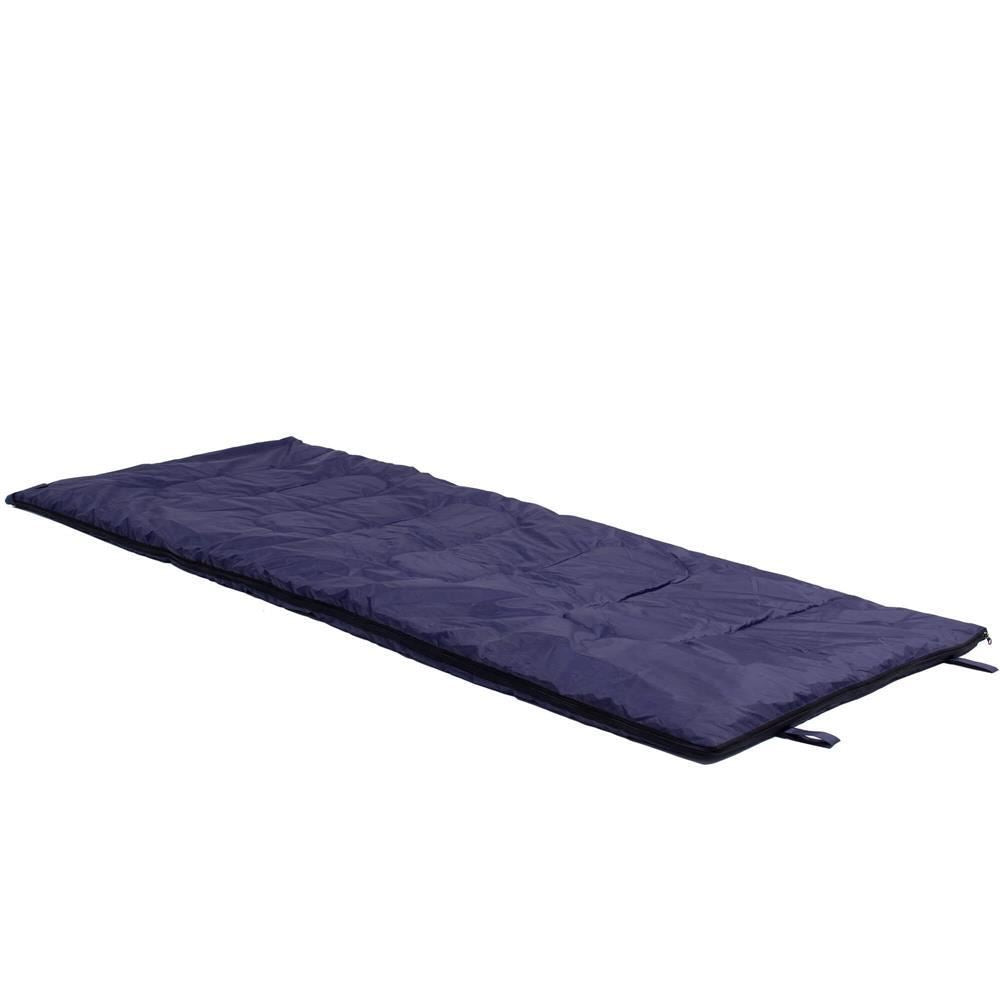 Sac de dormit, turistic, 2 in 1, albastru, 190x73 cm, Springos