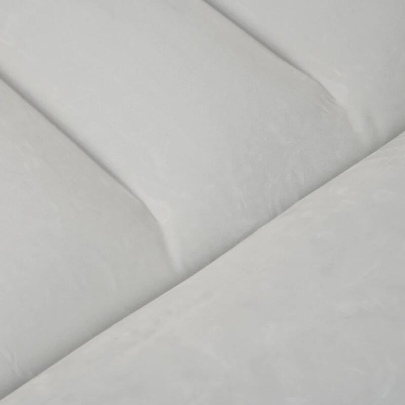 Saltea camping, 2 persoane, gonflabila, cu pompa electrica incorporata, 220-240 V, PVC, gri si negru, 203x152x30 cm