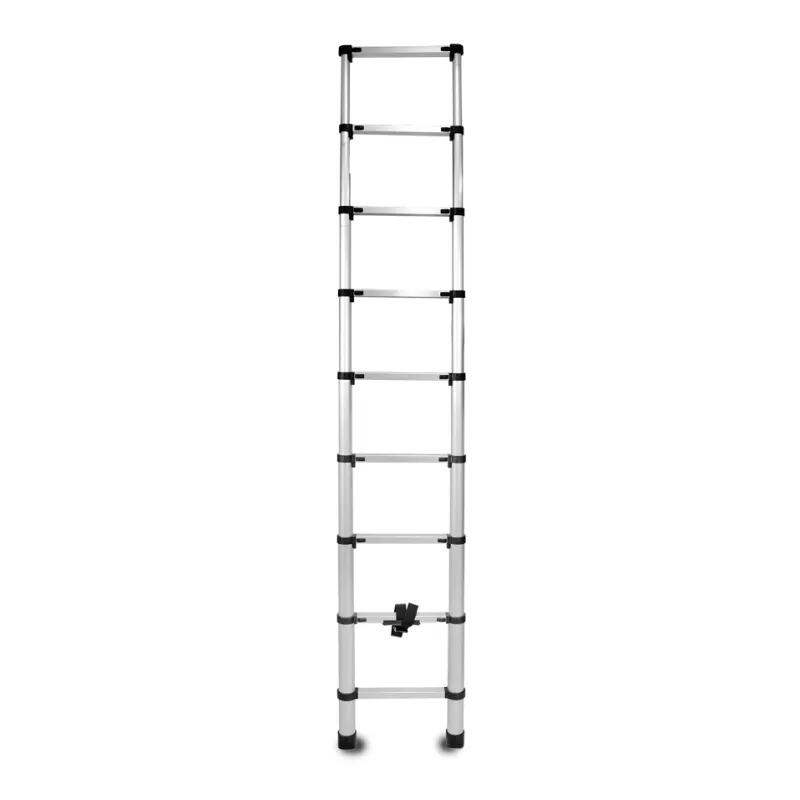 Drabest teleszkópos alumínium létra, 9 fokos, max. 125 kg, 0,88-2,6 m