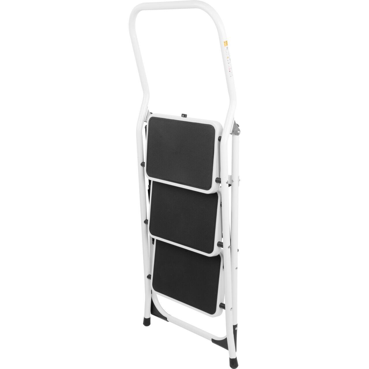 Acéllétra, 3 fokos, max. 150 kg, 0,66 m, Strend Pro
