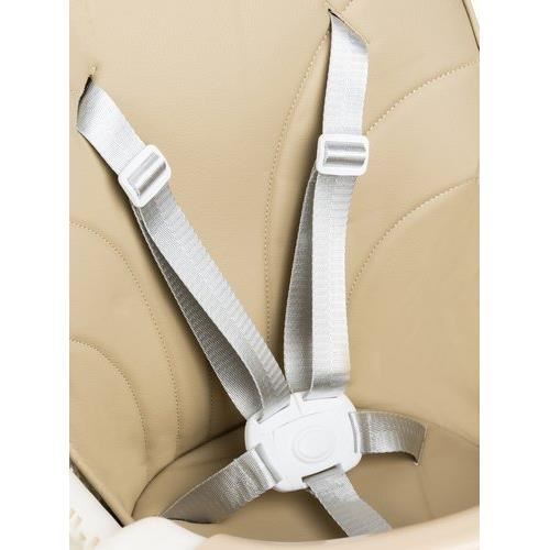 Scaun de masa pentru bebelusi, 3 in 1, bej, max 20 kg, 60x75x92 cm, Kruzzel