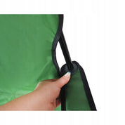 Scaun pliabil gradina, camping, pescuit, verde, cu suport pahar/sticla, husa, max 100 kg, 80x44x80 cm, Trizand