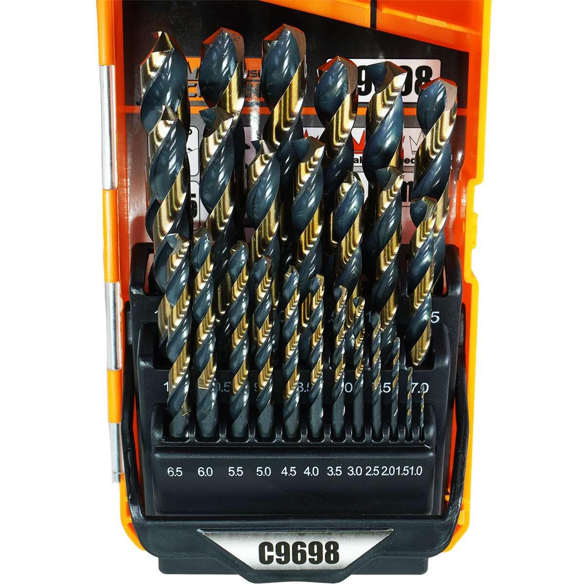 Set 25 burghie pentru metal, HSS, 1-13 mm, Richmann Exclusive