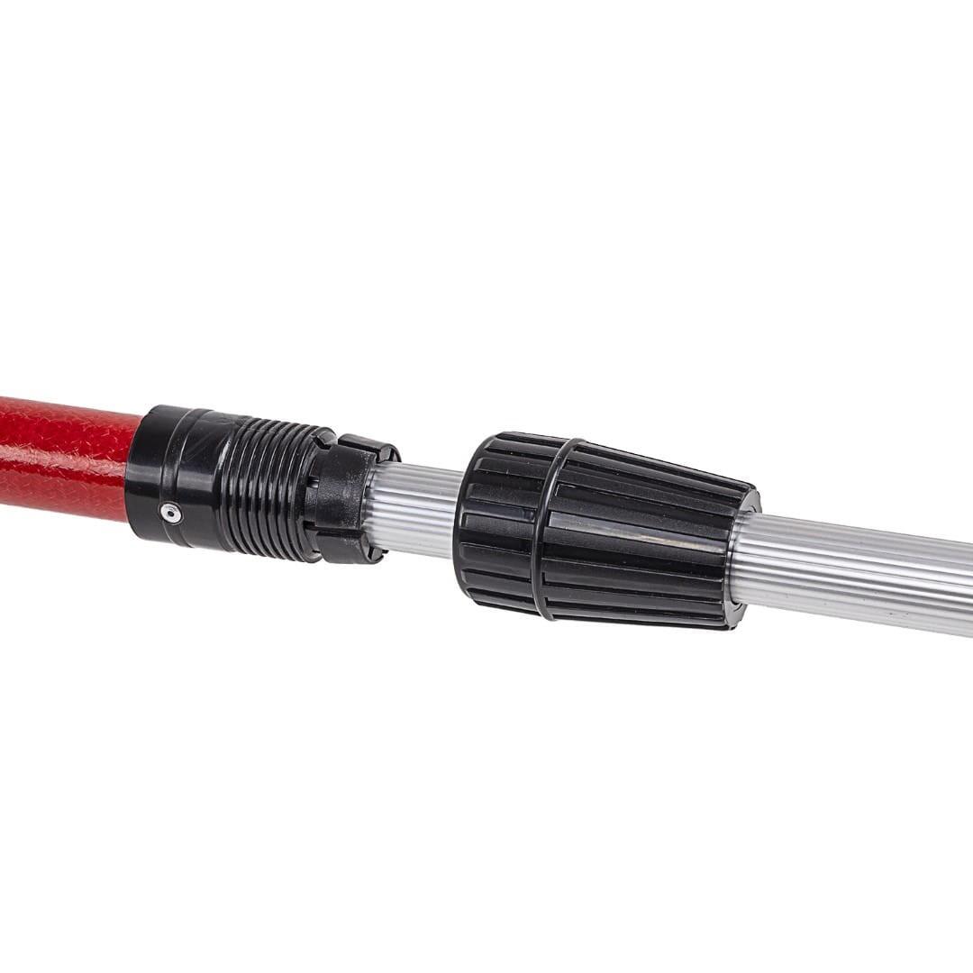 Set 4 gletiere profesionale, inox, 20, 40, 60, 80 cm, adaptor, maner prelungitor 0.73-1.2 m, rola gletuit, geanta, Lanoliv