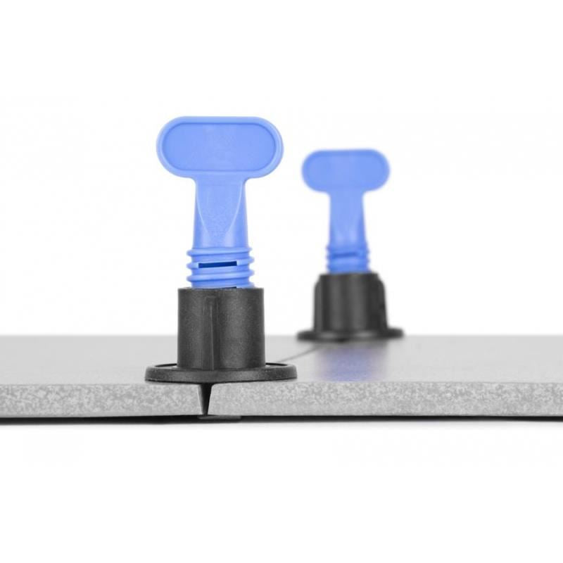 T-típusú rúdkészlet, kerámialapok szintezéséhez és beállításához, 50 db, 10 mm