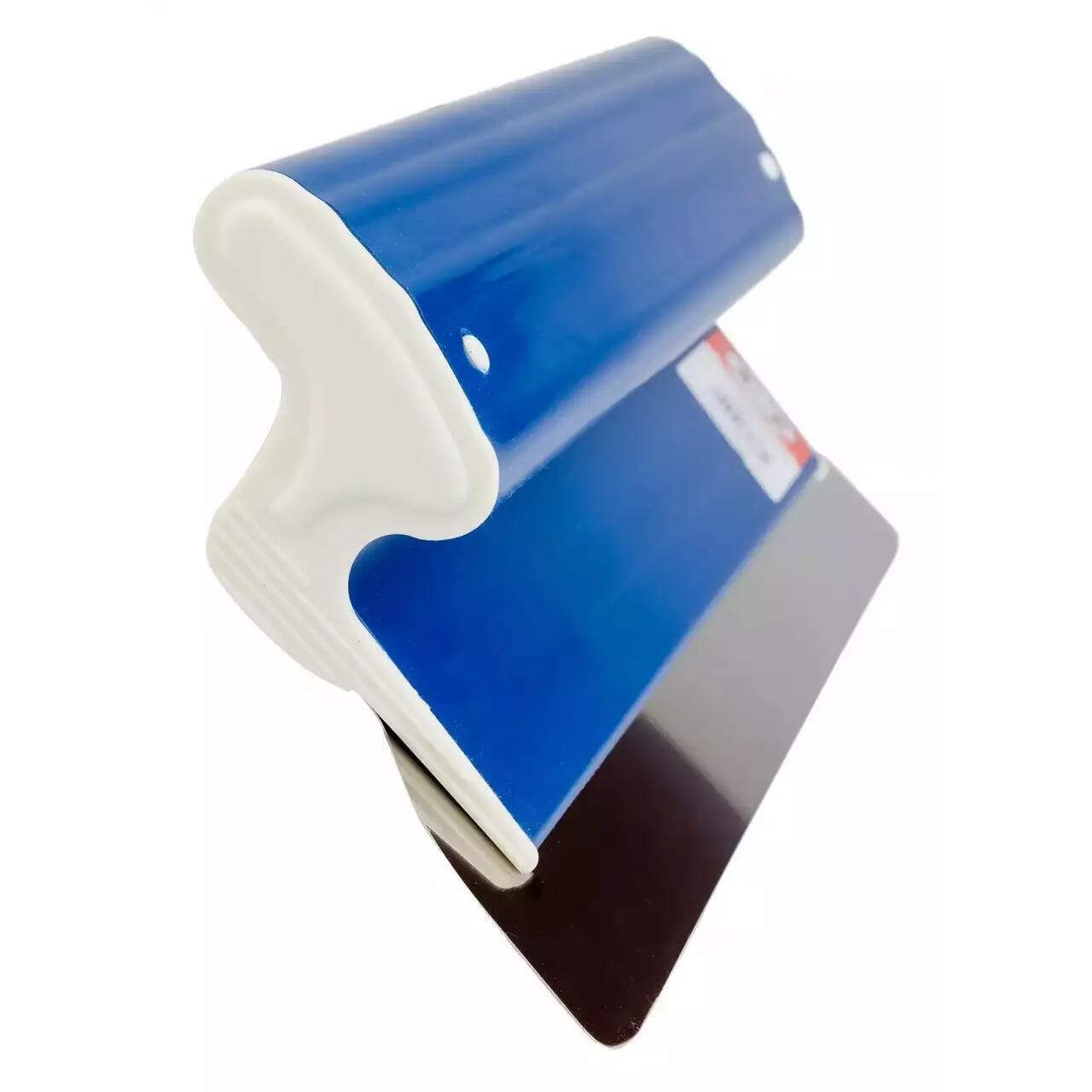 Set gletiera profesionala, inox, 40 cm x 0.4 mm, suport, maner prelungitor 1.2-2.2 m, rola gletuit, Ergolite